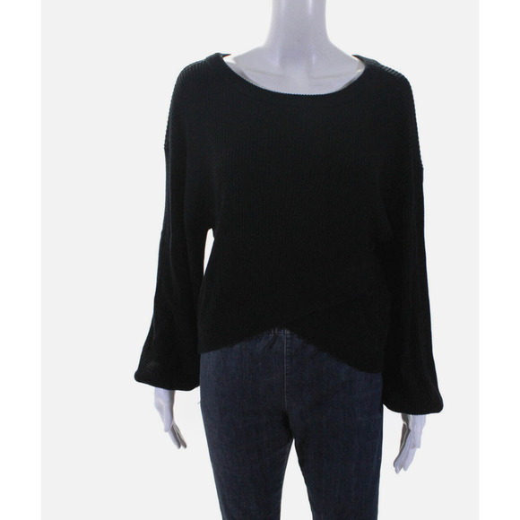 RARE Lululemon Cashmere Reversible Soft Relaxed Sweater Black 10 NWOT - Picture 7 of 13